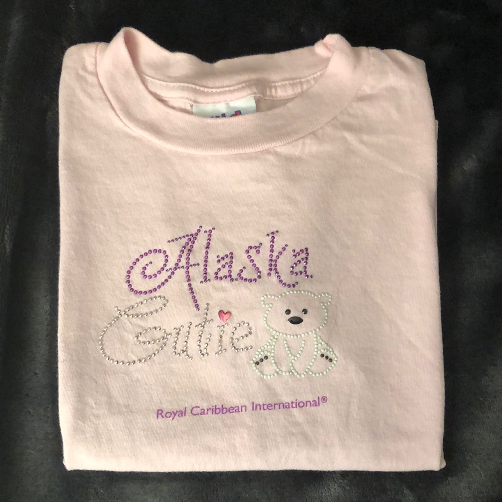 Kids embellished ALASKA shirt top XS